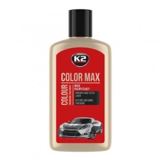 Фото автозапчастини поліроль вісковий для кузова Max Color червоний 250 мл K2 K020RED