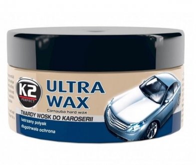 Фото автозапчасти полироль восковой для кузова Ultra Wax с губкой 250 г K2 K073