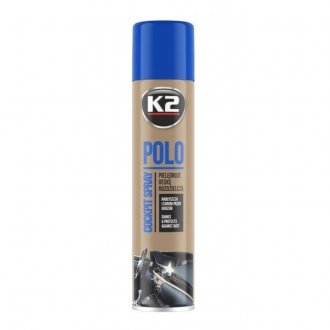 Фото автозапчастини поліроль для пластика Polo Cockpit Spray (Зелене яблуко) (300ml) K2 K403ZJ (фото 1)