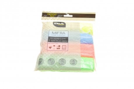Серветка з мікрофібри Erla Mirfa Microfibre Clothes (30x30cm) (к-кт 4 шт) K2 R1010