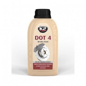 Фото автозапчастини рідина гальмівна Turbo Brake Fluid DOT 4 1 л K2 T108