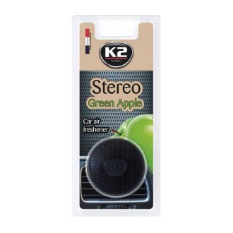 Фото автозапчастини освіжувач повітря STEREO GREEN APPLE K2 V152