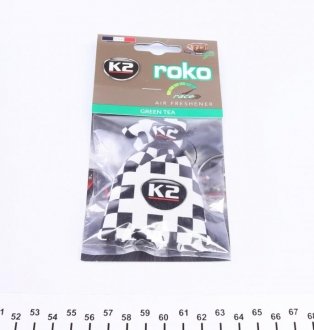 Ароматизатор для салону авто Roko Race "Зелений чай" 25 г K2 V822R (фото 1)