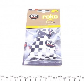 Ароматизатор для салона авто Roko Race "Грейпфрут" 25 г K2 V824R (фото 1)