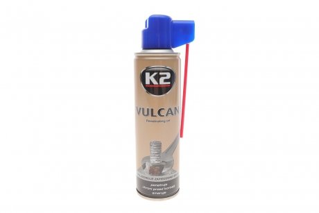 Смазка для болтов Vulkan жидкая синтетическая прозрачная аэрозоль 250 мл K2 W117