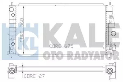 Фото автозапчасти теплообмінник KALE OTO RADYATOR 341935