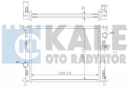 Фото автозапчасти теплообмінник KALE OTO RADYATOR 341940