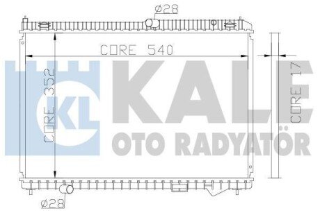 Фото автозапчасти теплообмінник KALE OTO RADYATOR 341945