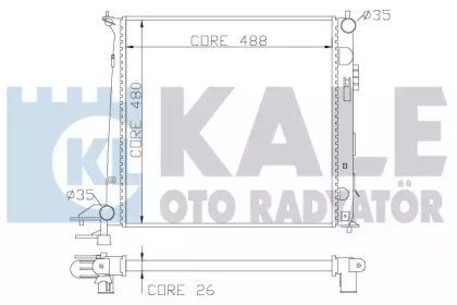 Фото автозапчастини теплообмінник KALE OTO RADYATOR 341960