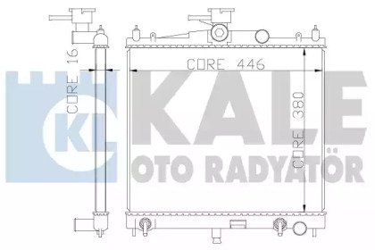 Фото автозапчасти kale nissan радіатор охолодження micra iii 1.2/1.4 03- KALE OTO RADYATOR 342050