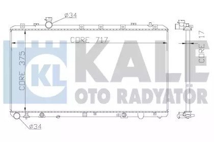 Фото автозапчасти радиатор охлаждения Fiat Sedici, Suzuki Sx4 Radiator KALE OTO RADYATOR 342120