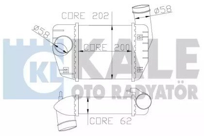 Теплообмінник KALE OTO RADYATOR 342200 (фото 1)