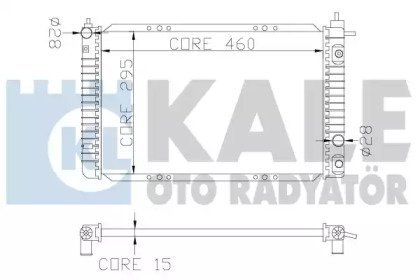 Фото автозапчастини теплообмінник KALE OTO RADYATOR 342260