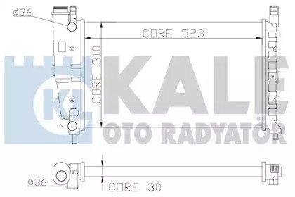 Фото автозапчасти теплообмінник KALE OTO RADYATOR 342265