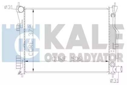 Фото автозапчастини радіатор охолодження Hyundai Accent Iv, I20 - Kia Rio Iii Radiator KALE OTO RADYATOR 342280