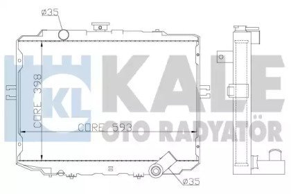 Фото автозапчастини теплообмінник KALE OTO RADYATOR 342295