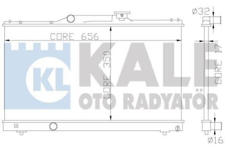 Фото автозапчастини kale toyota радіатор охолодження corolla 1.3/1.6 92- KALE OTO RADYATOR 342325