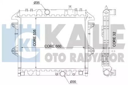 Фото автозапчасти теплообмінник KALE OTO RADYATOR 342335