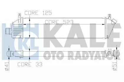 Фото автозапчастини теплообмінник KALE OTO RADYATOR 342360