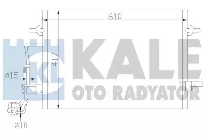 Фото автозапчастини радіатор кондиціонера KALE OTO RADYATOR 342920