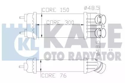 Фото автозапчасти теплообмінник KALE OTO RADYATOR 343700