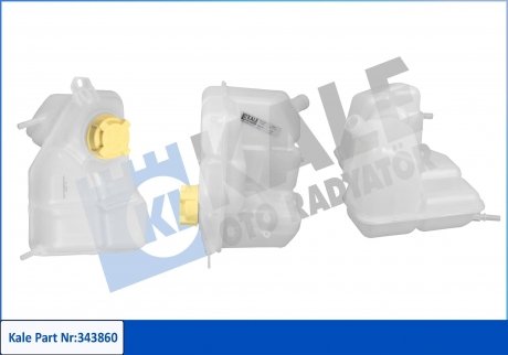 Фото автозапчасти kale ford розширювальний бачок fiesta v,fusion 1.4/1.6tdci 01- KALE OTO RADYATOR 343860 (фото 1)