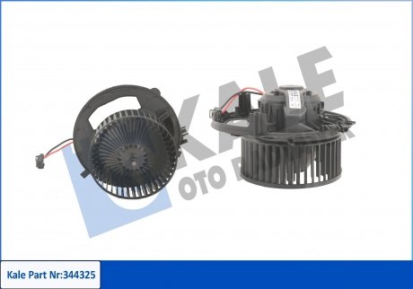 Фото автозапчасти электровентилятор отопителя Audi A3, Seat Leon, Leon Sc, Leon St, Skoda OctaVIa KALE OTO RADYATOR 344325