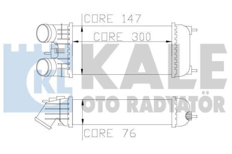 Фото автозапчастини теплообмінник KALE OTO RADYATOR 344600