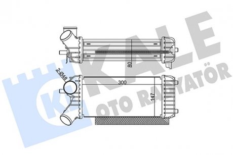 Фото автозапчастини kale ford інтеркулер c-max ii,grand c-max 1.6tdci 10- KALE OTO RADYATOR 344935