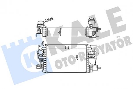 Фото автозапчасти kale opel інтеркулер meriva b 1.4 KALE OTO RADYATOR 345055