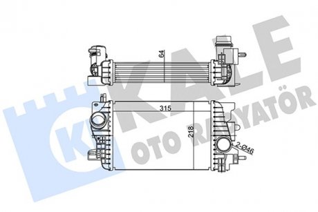 Фото автозапчастини kale opel интеркулер meriva b 1.6/1.7cdti 10- KALE OTO RADYATOR 345065