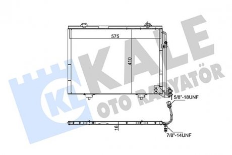 Фото автозапчастини kale db радіатор кондиціонера w202,chrysler crossfire KALE OTO RADYATOR 345510