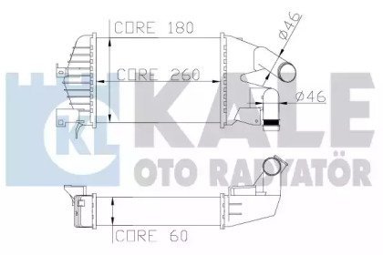 Теплообмінник KALE OTO RADYATOR 345800 (фото 1)