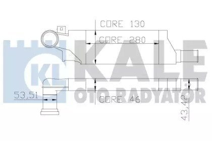 Фото автозапчастини kale opel інтеркулер combo tour,corsa c 1.3/1.7cdti KALE OTO RADYATOR 346200