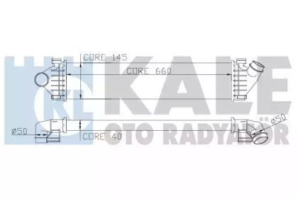 Фото автозапчастини kale ford інтеркулер c-max,focus ii,iii,galaxy,kuga i,ii,mondeo iv,s-max 1.6/2.0tdci,volvo s60 ii,s80 ii,v70 iii KALE OTO RADYATOR 347000