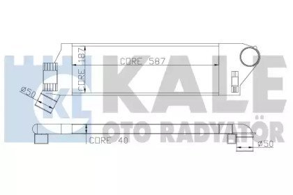 Фото автозапчасти kale renault інтеркулер grand scenic ii, megane ii 1.5/1.9dci 03- KALE OTO RADYATOR 348300