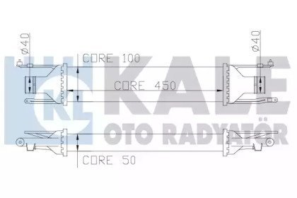 Интеркулер Opel Corsa D KALE OTO RADYATOR 348400