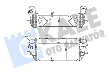 Фото автозапчастини kale hyundai интеркулер i20/30,solaris iv,kia ceed,rio iii,iv 1.1/1.6crdi KALE OTO RADYATOR 350785