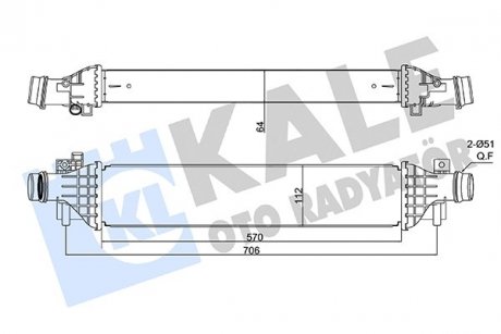 Фото автозапчасти kale opel інтеркулер mokka,chevrolet 1.4 KALE OTO RADYATOR 350920