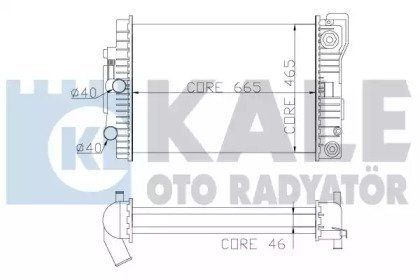 Фото автозапчастини теплообмінник KALE OTO RADYATOR 351500 (фото 1)