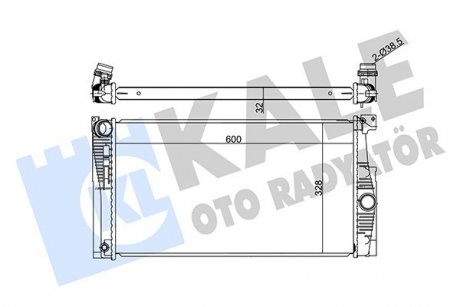 Фото автозапчасти kale bmw радіатор охолодження двиг. 5 f10 520/528i 11- KALE OTO RADYATOR 351990