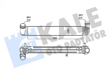 Фото автозапчасти kale renault інтеркулер grand scenic iii,megane iii 1.9dci/2.0tce KALE OTO RADYATOR 352265