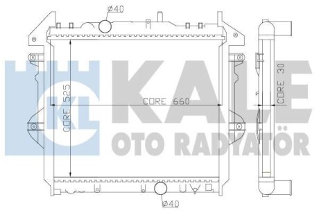 Фото автозапчасти теплообмінник KALE OTO RADYATOR 352600