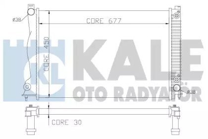 Фото автозапчастини kale vw радіатор охолодження audi a6 2.4/3.2 04- KALE OTO RADYATOR 353200