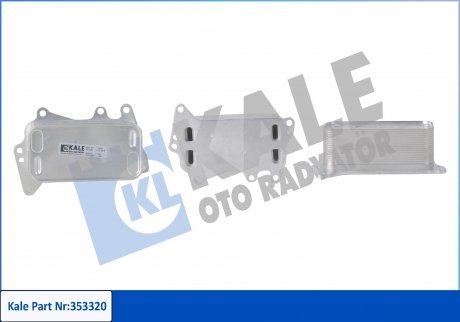 Фото автозапчасти kale bmw масляный радиатор 3 f30,4,5 f10,7 f01,x3 f25,x4,x5 f15,x6 f16 3.0d KALE OTO RADYATOR 353320