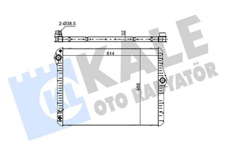 Фото автозапчастини kale bmw радіатор охолодження 5 f10 523/528/530i,7 f01 3.0 KALE OTO RADYATOR 354235