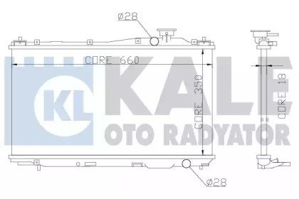 Фото автозапчастини теплообмінник KALE OTO RADYATOR 357000