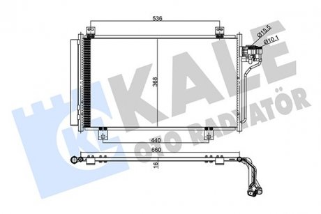 Фото автозапчасти радиатор кондиционера Mazda 3, 6 KALE OTO RADYATOR 357975