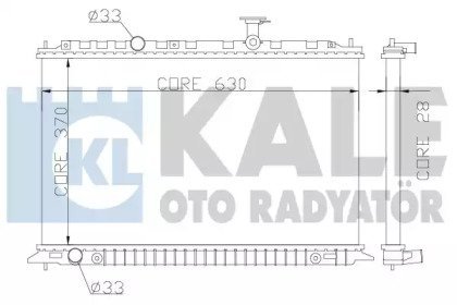 Фото автозапчасти теплообмінник KALE OTO RADYATOR 359100