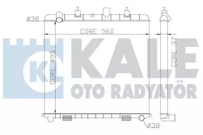 Фото автозапчастини kale landrover радиатор охлаждения range rover ii 3.9/4.6 98- KALE OTO RADYATOR 359300